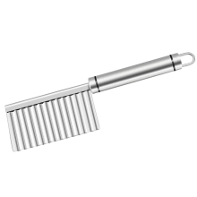 Crinkle Cutters, Decorative Food Presentation Stainless Steel Wavy Slicers, Ergonomic Handle Design Wearable and Corrosion Resistance Uniform Thin Sli