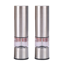 Electric Pepper Grinder, Rechargeable Stainless Steel Construction with Adjustable Coarseness, for Kitchen Professional Use
