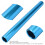 3pcs Blue Electroplated Aluminum Sprint Batons Comfortable Grip & Visible 4