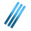 3pcs Blue Electroplated Aluminum Sprint Batons Comfortable Grip & Visible 12