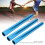 3pcs Blue Electroplated Aluminum Sprint Batons Comfortable Grip & Visible 6