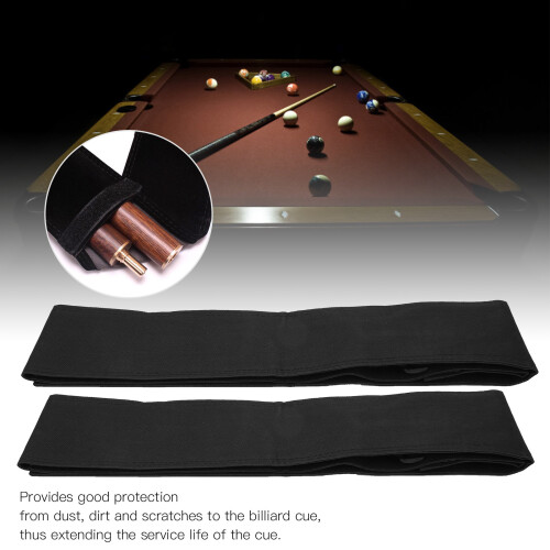 Billiard Cue Storage Bag 2pcs 3/4 Size Outdoor with Adjustable Shoulder Strap 2