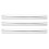 3PCS Silver Aluminum Relay Batons for Track Races Comfortable Grip 16