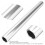 3PCS Silver Aluminum Relay Batons for Track Races Comfortable Grip 3