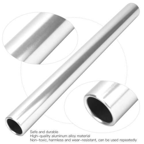 3PCS Silver Aluminum Relay Batons for Track Races Comfortable Grip 2