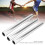 3PCS Silver Aluminum Relay Batons for Track Races Comfortable Grip 5