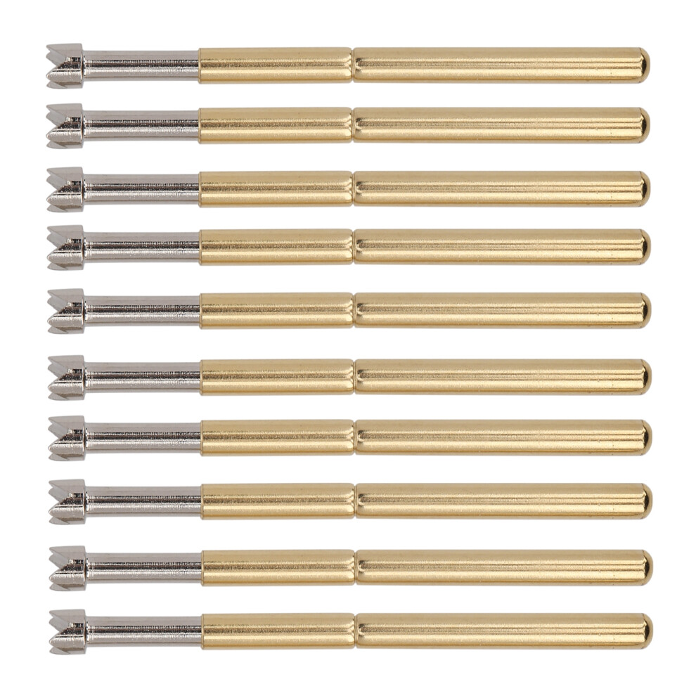Spring Probe Testing Pins 100Pcs Brass 2.0Mm 4 Claws P125-Q 8721360143702