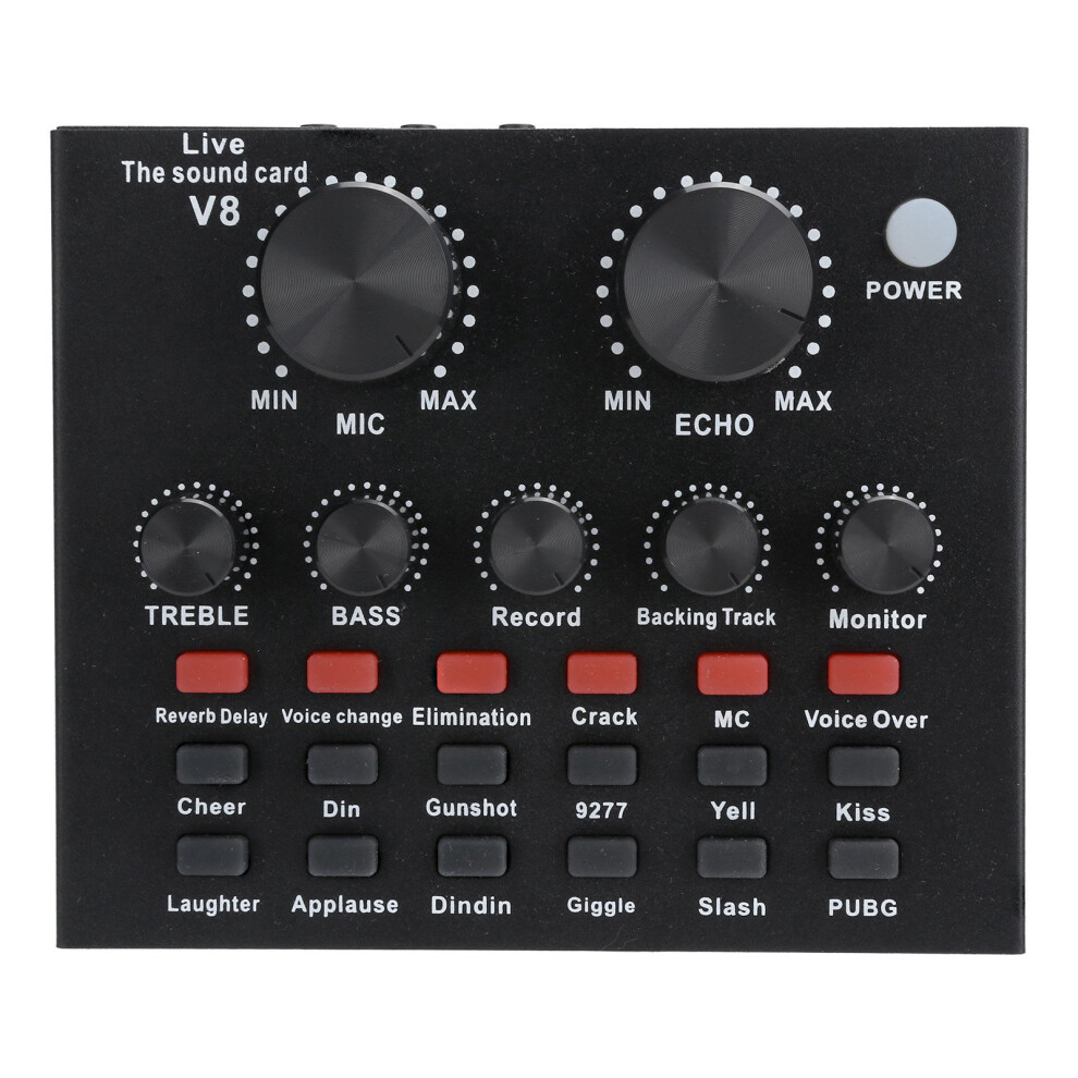 Versatile Bluetooth Sound Card With Voice Changer And 112 Electroacoustics Black 4051360144701