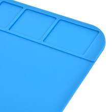 Silikon-Reparaturmatte mit Werkzeughalter, anti-Korrosion, 45x30cm, Blau