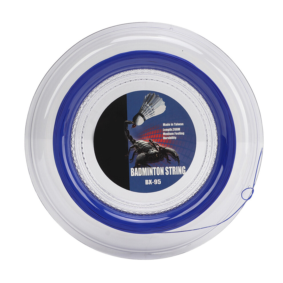 (Blue) POWERTI Badminton Racquet String High Elasticity Resin Fibre Orange-image-OPC-PMX87MZ-NEW