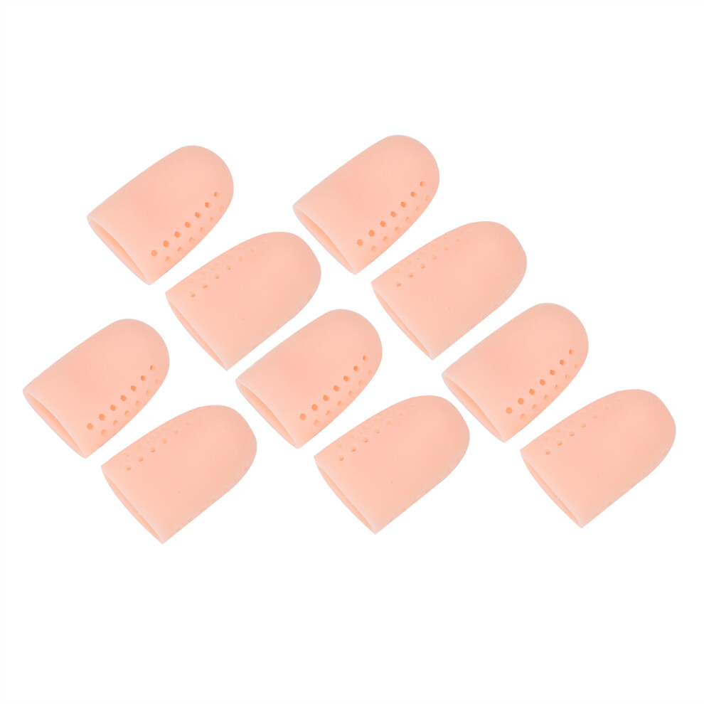 Skin Tone SEBS Toe Protector 10 Pairs Breathable Blister Relief