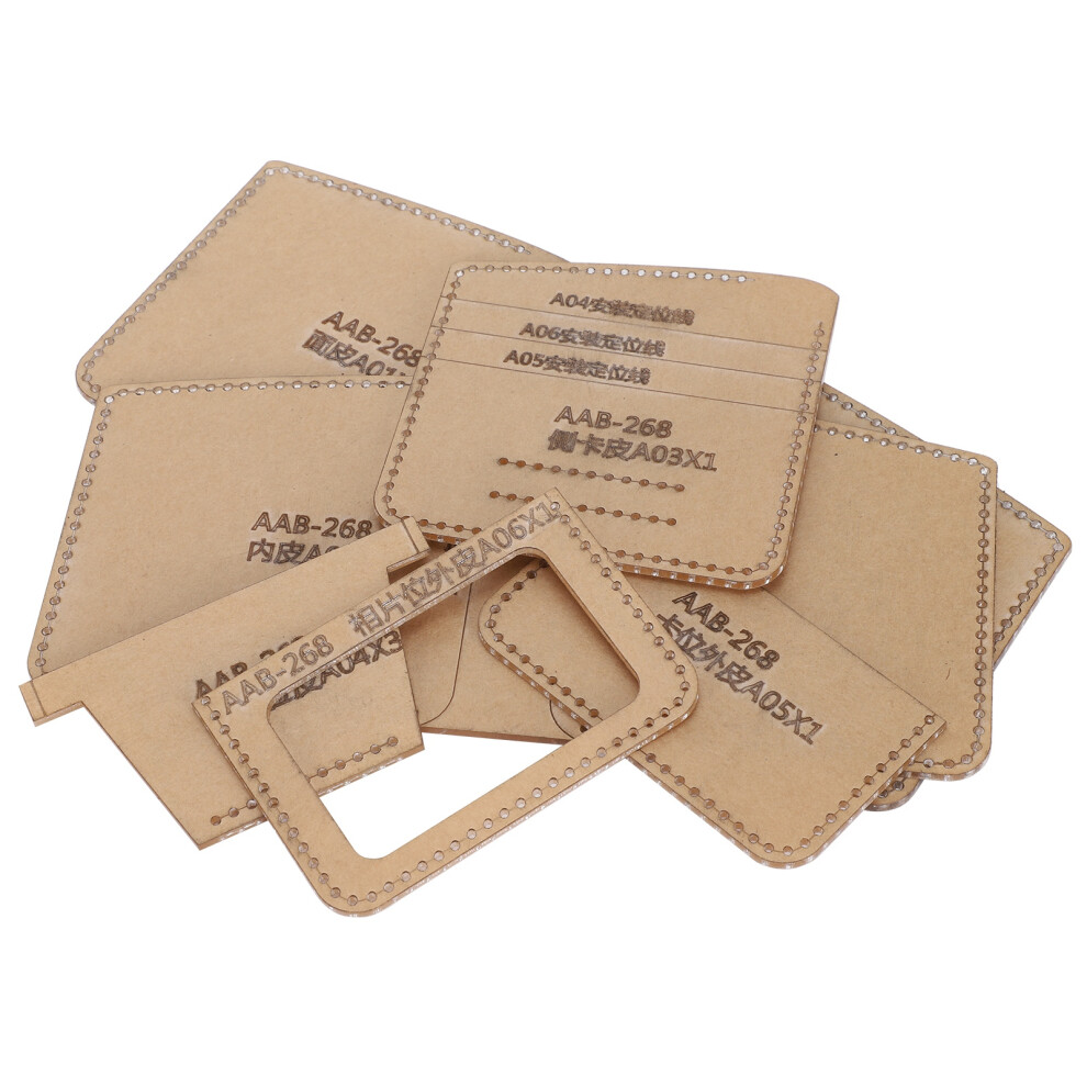 Acrylic Wallet Template Set For Handmade Craft, 8.3Cm & 20.5Cm 7671360148591
