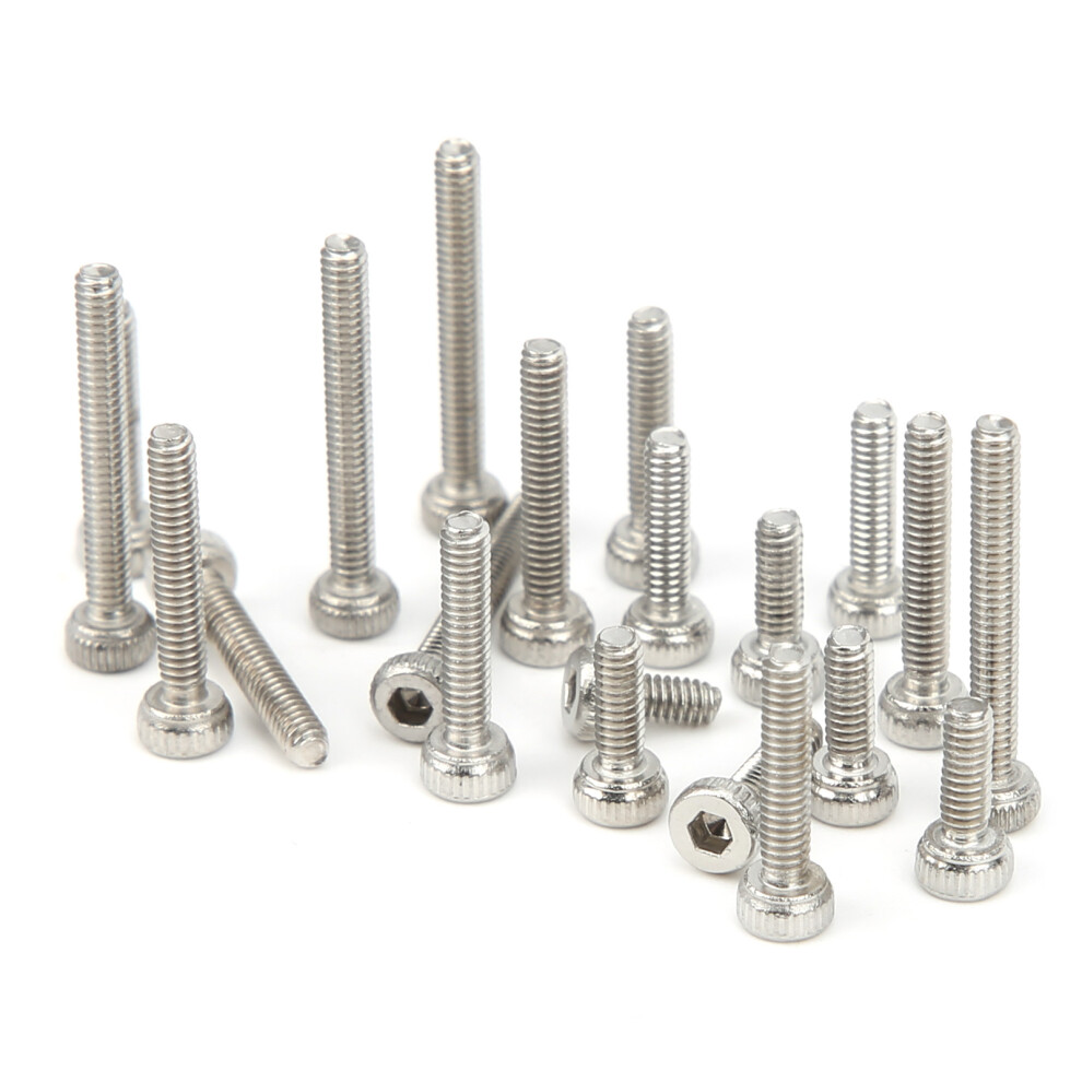 210Pcs Stainless Steel M2 Hex Socket Cap Head Screws Set, Assorted Sizes 8311360151335