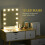 Lighted Vanity Mirror with Hollywood Style Lights 12 Dimmable LEDs & USB Plug Makeup Dressing Table Mirror White 5
