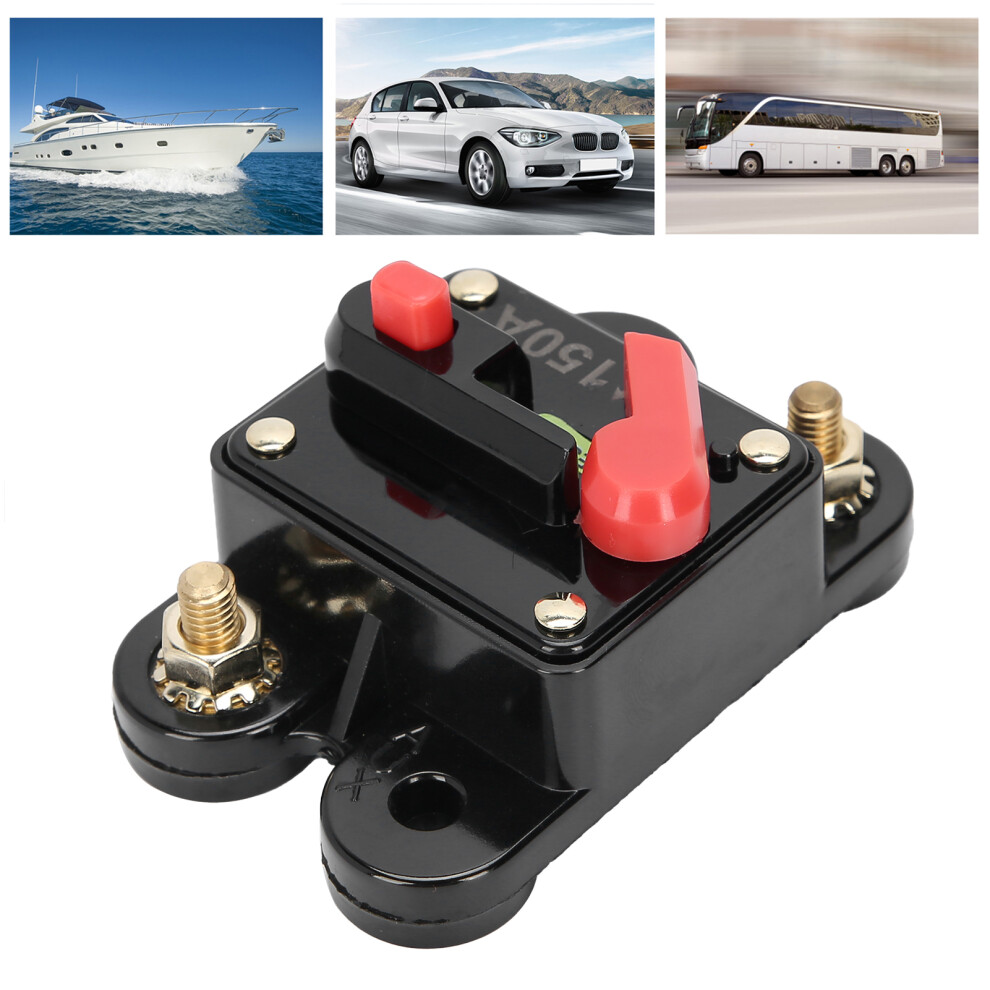 Manual Reset 150A Circuit Breaker Fuse 12Â24V For Boat Audio Systems 3151360153329