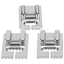 Twin Needles Presser Foot Set 2/75-4/90 Multi Sizes with Plastic Box