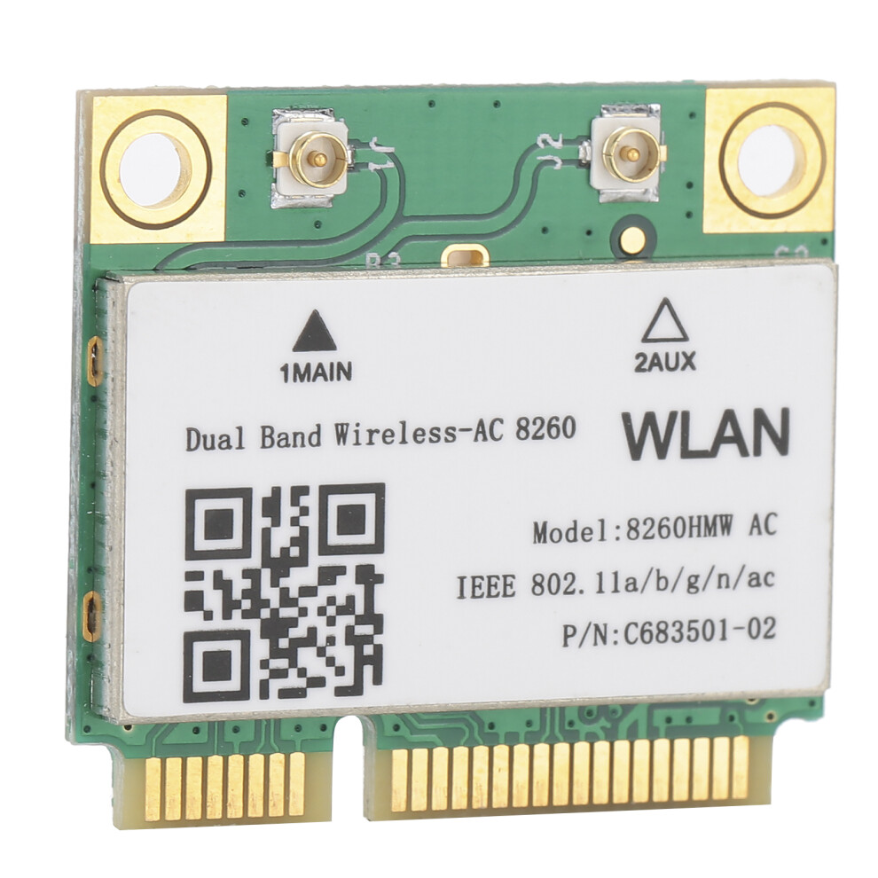 Gigabit Dualband Wireless Card 802.11Ac 867Mbps Bluetooth 4.2 Mini Pci-E 6951360153667