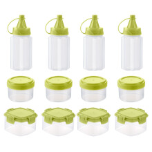 Outdoor Barbecue Seasoning Boxes, Salad Dressing Containers for Portable Culinary Creations, Temperature Resistant Plastic for Safe Storage, Multi-fun
