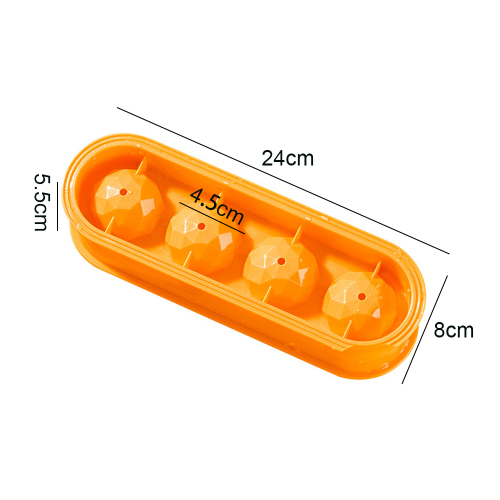 Ice Ball Maker With Unique Design, Premium Material Ensuring Durability, Easy Release Due To Silicone Flexibility, Versatile Usage For Beverages And C 1