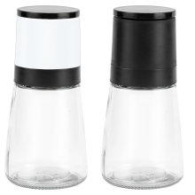 Pepper Grinder, Salt Grinder, Coarseness Adjustable Ceramic Grinder For Home Kitchen Use, Warm Color Choice, Elegant Design Ideal For Sea Salts, Peppe