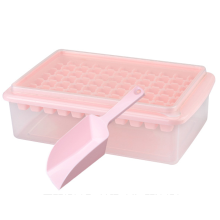 Durable Ice Cube Trays With Easy Release, Flexible Durable Plastic For Home And Party Use, Covered Ice Storage, Stackable Design, Square Ice Cube Mold