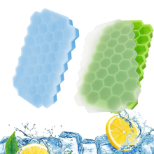 Reusable Ice Cube Trays with Lid, High-quality Material for Freezer, Silicone Ensures Easy Release and Flexibility, Ideal for Crafting Perfect Ice Cub