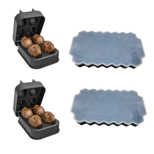 Premium Slow Melting Ice Molds For Whiskey, Large Ice Cube Tray With Easy Fill & Release, Flexible Silicone Design, Non-Stick, Reusable & Bpa-Free For