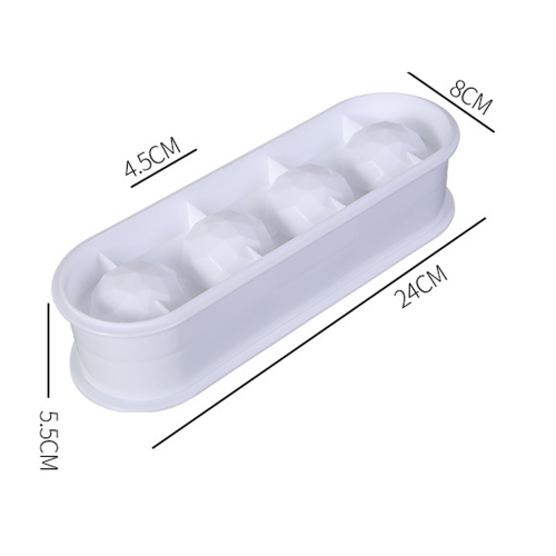 Ice Ball Maker With Unique Design, Premium Material Ensuring Durability, Easy Release Due To Silicone Flexibility, Versatile Usage For Beverages And C 1