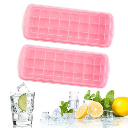 Innovative Silicone Ice Tray, Perfect for Mini Nuggets, Flexible and Durable Construction Ensures Easy Release, Stackable Design for Space-Saving, Ide