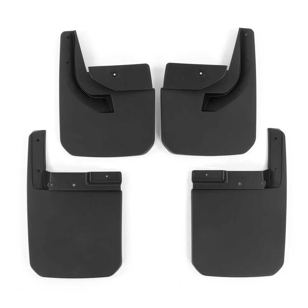 Black Durable Mudflap Fenders Accessories For Jeep Wrangler Jl