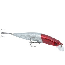 5Pcs Minnow Fishing Lures 8# Plastic Bait with Treble Hooks for Freshwater Fish