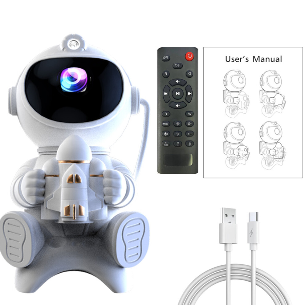 Light (Hold The Plane) Realistic Nebulae Astronaut Starry Sky Projector For Relaxation