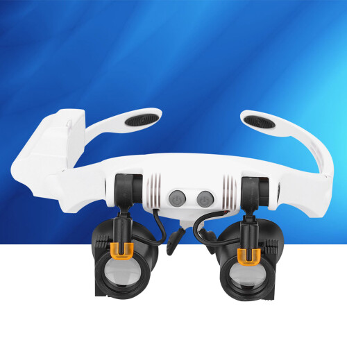 21-in-1 LED-Kopf-Magnifier mit austauschbaren Linsen 2