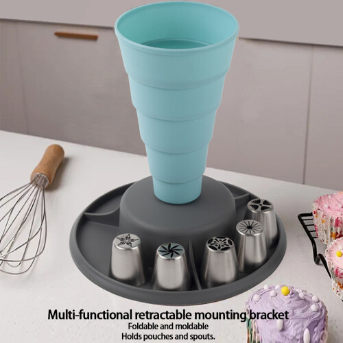 Piping Bag Auxiliary Bracket Designed For Efficient Baking Preparation 2