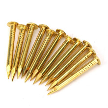 Runde Kopf Messingnägel 100 Stück 10mm bis 22mm für Möbelbeschläge