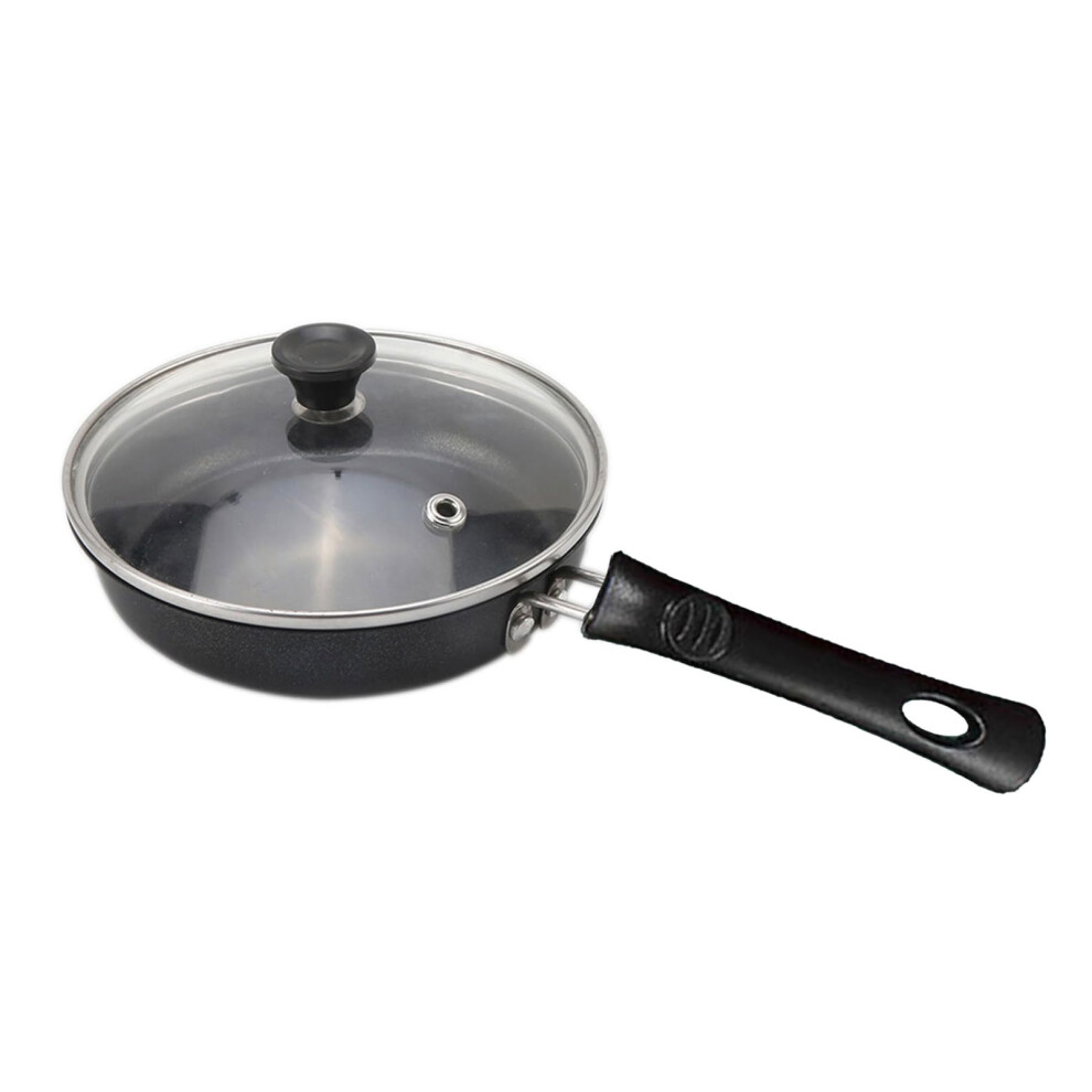 Induction Hob Egg Frying Pan Mini Nonstick Pan With Glass Lid Frying