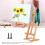 Small Beech Desktop Easel, Adjustable Painting Stand, HJ-6B 6