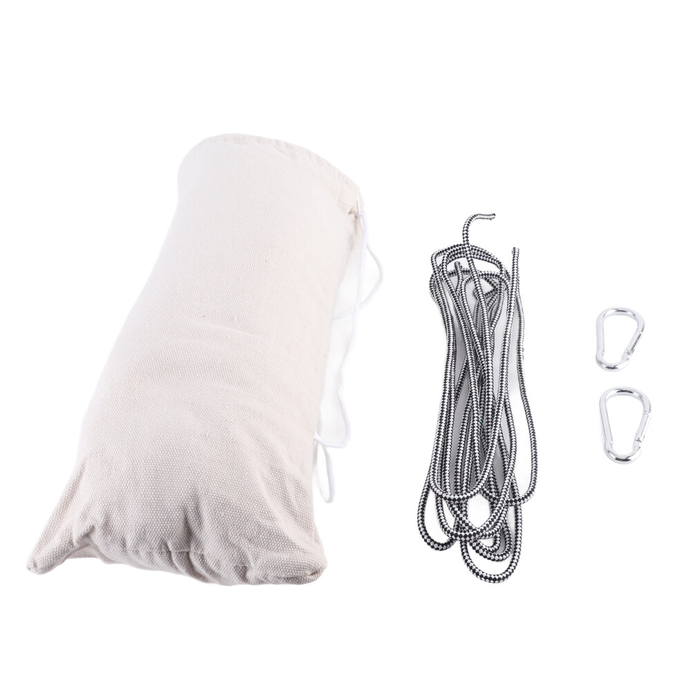 (Single 190x80cm/74.8x31.5in) Outdoor Swing Hammock Reinforced Anti Rollover Indoor 190x150cm-image-OPC-PMX92VR-NEW