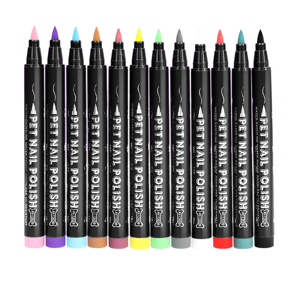 Pet Vibrant Polish Creative Pen Set Healthy Fast Drying Cats Dogs
