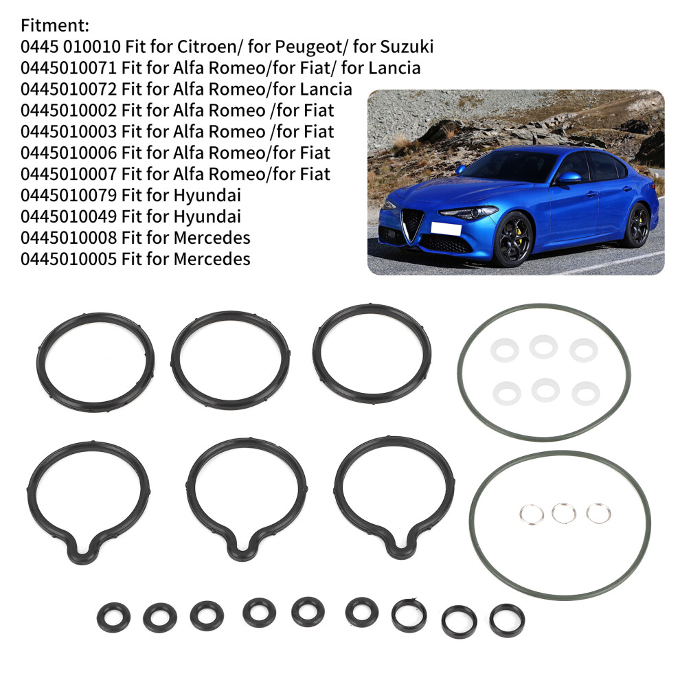 High Pressure Fuel Pump Sealing O-Rings Repair Kit 0445010002 For Various Vehicles 8041360164485
