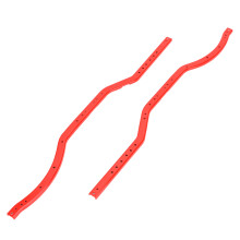 RC Stahl-Chassisrahmen für AXIAL SCX10 II, 90027, 90046, 90047, Rot