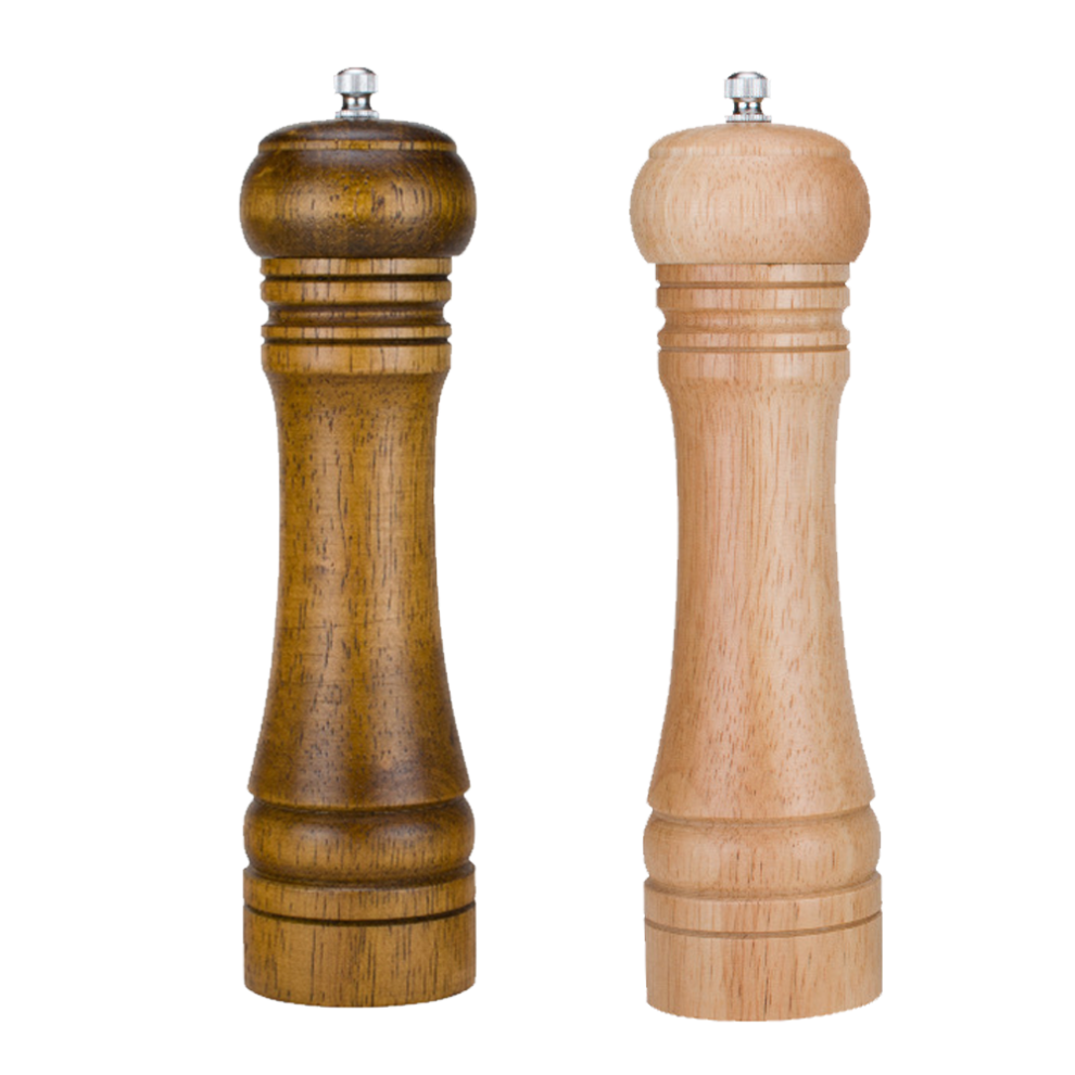 Adjustable Coarseness Pepper Mill, High-quality Ceramic Grinders Solid Oak Wood Manual Pepper Grinder for Fresh Spices, Ceramic Rotor Spice Mill with-image-OPC-PMX9FW5-NEW