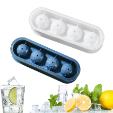 Spoločník na remeselné koktaily, forma na ľadové guľôčky na whisky: Pomaly sa topiaci ľad pre bezkonkurenčné chladenie nápojov, mini