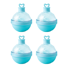 Rund isballmaskin for cocktails, langsomt smeltende silikon isbitbrett whiskyisform (perfekt kuleis, matgodkjent materiale)