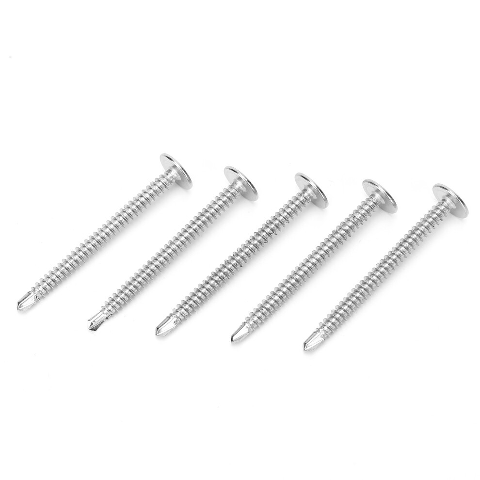 250Pcs M4.2x50mm Stainless Steel Self Tapping Screws Anti-Rust 9471360171371