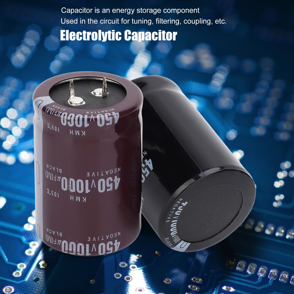 2Pcs Aluminum Electrolytic Capacitors 105 35X50mm 1000Î¼F 450V 5001360176379