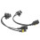 Universal D2S/D4S Ballasts to HID Bulbs Conversion Harness 80cm 10