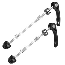 MTB- und Rennrad-Schnellspannhebel Set vorne + hinten Aluminium 155/190mm – Einfaches Anbringen