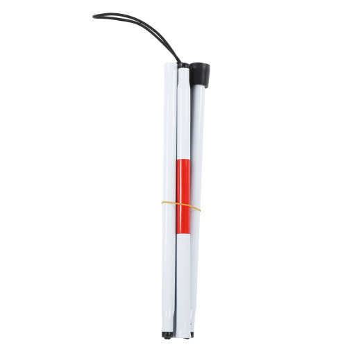 Collapsible Aluminum Cane for Visually Impaired - Reflective Easy Fold 1