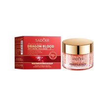 Hidratante e hidratante gama de produtos Blood Drake skin care panel.